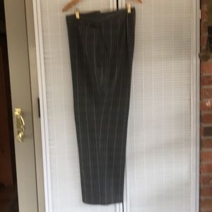 Lane Bryant gray window pane pants